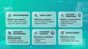 palette de couleurs , branding 
