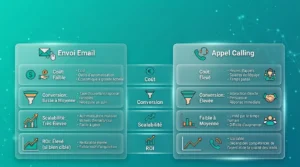 Cold Emailing vs Cold Calling comparaison complète